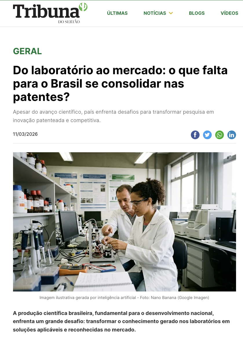 Patentes no Brasil: os desafios de transformar pesquisa científica em inovação de mercado